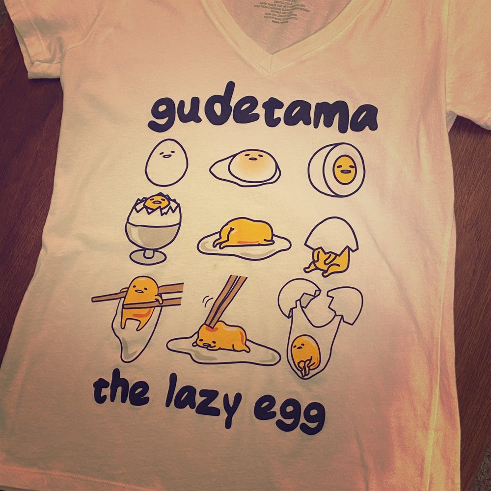 🦋Cute Gudetama Lazy Egg V-Neck Top🦋